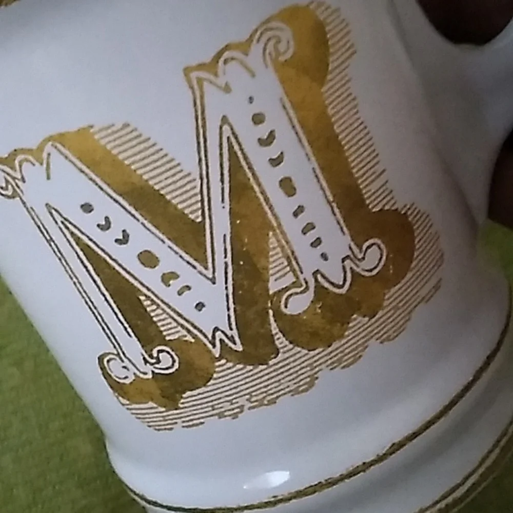 Williams Sonoma [M] Monogram Coffee Mug